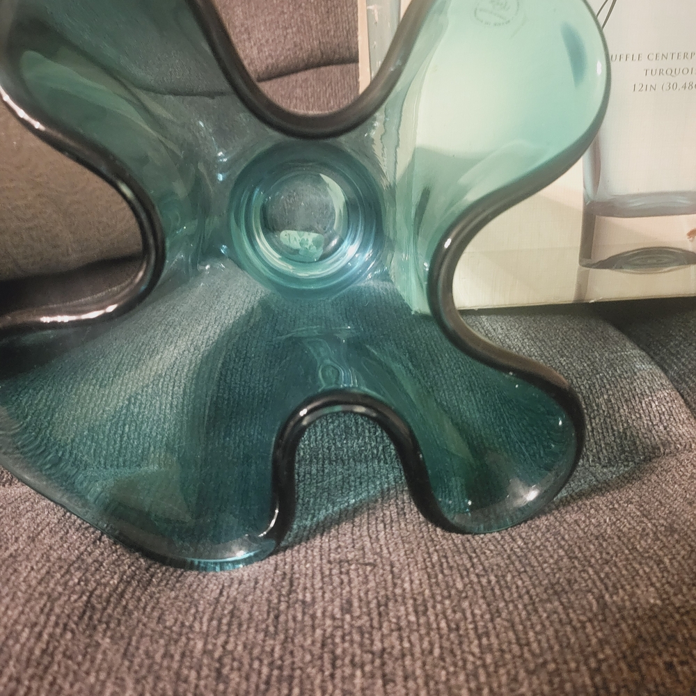 Lenox Organics Collection Turquoise Vase ** VINTAGE*** BOX NOT INCLUDED. - Picture 3 of 4